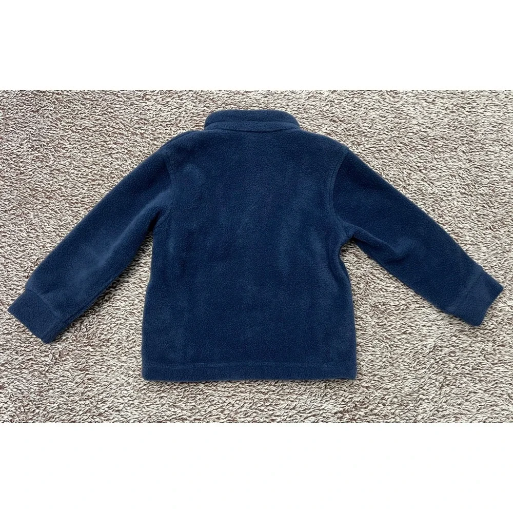 Columbia Toddler Fleece Jacket 12-18 Months Navy Blue Full Zip Kids